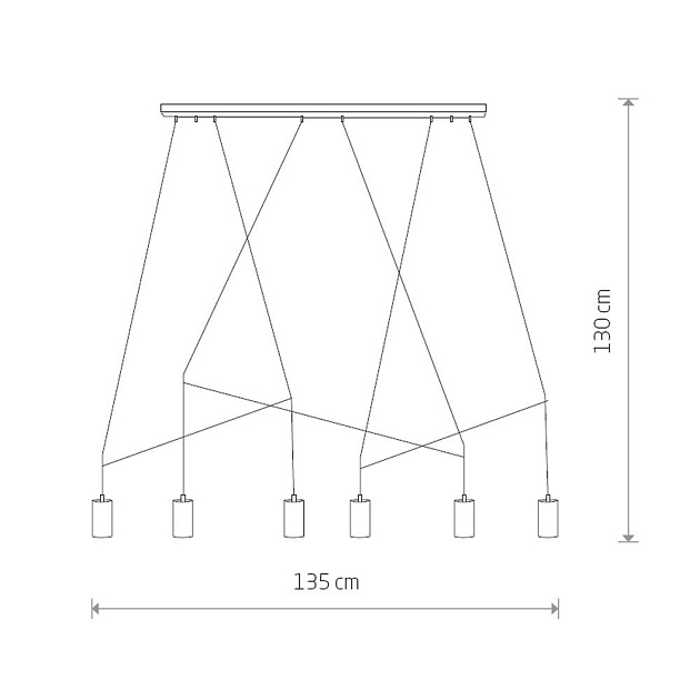 Подвесная люстра Nowodvorski Imbria 7955 Фото № 2