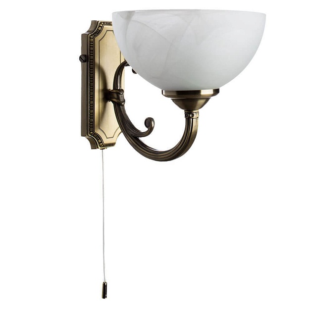 Бра Arte Lamp Windsor White A3777AP-1AB изображение 1 Бра Arte Lamp Windsor White A3777AP-1AB Фото № 1