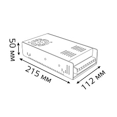 Блок питания Gauss 360W 24V IP20 202002400 3