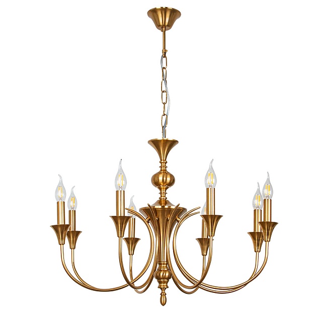 Подвесная люстра Arte Lamp COLLINETTA A4094LM-8PB изображение 1 Подвесная люстра Arte Lamp COLLINETTA A4094LM-8PB Фото № 1