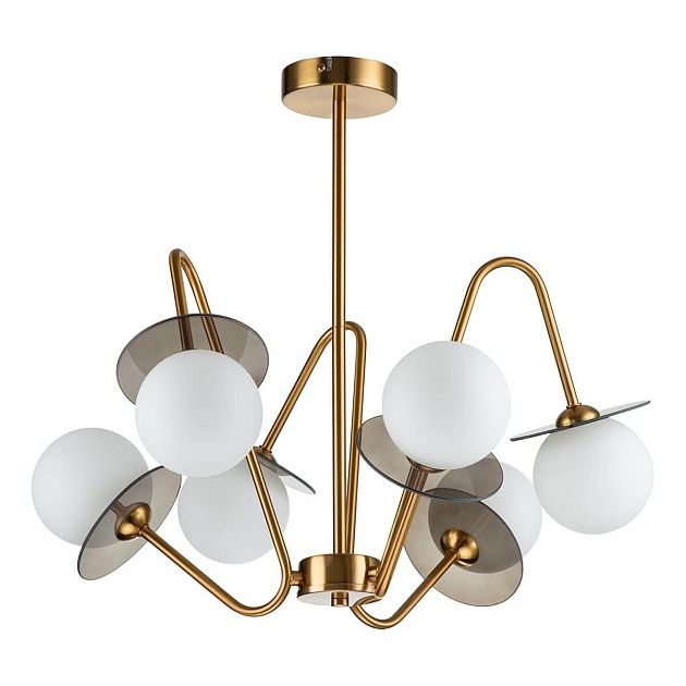 Потолочная люстра Indigo Jazz 11020/6R Brass V000165 изображение 2 Потолочная люстра Indigo Jazz 11020/6R Brass V000165 Фото № 2