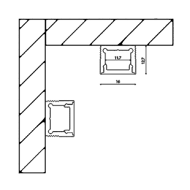 Профиль DesignLed LS.1613-W 003120 изображение 2 Профиль DesignLed LS.1613-W 003120 Фото № 2