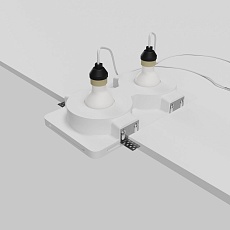 Встраиваемый светильник Maytoni Technical Gyps Modern DL002-GU10-02-W 3