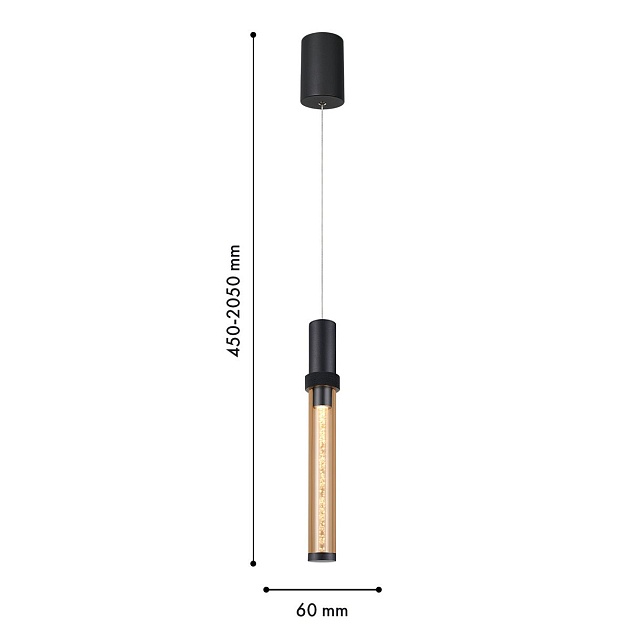 Подвесной светодиодный светильник Favourite Gordon 4716-1P Фото № 2