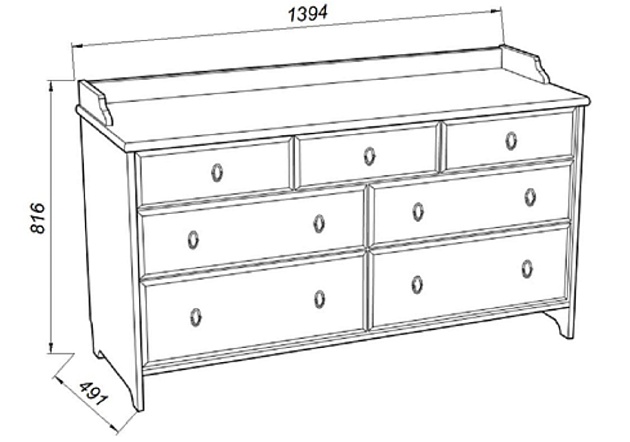 Комод Шведский Стандарт Вествик 7 414045002300 Фото № 3