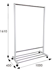 Гардеробная вешалка Мебелик В 35Н 005326 2