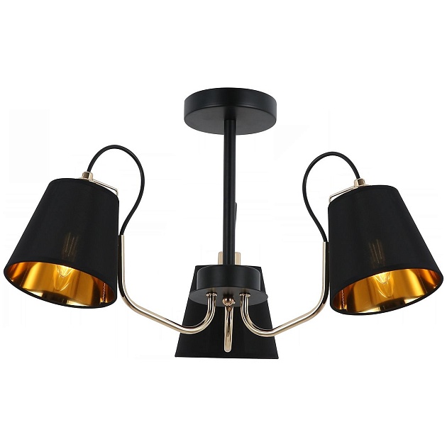 Потолочная люстра Illumico IL6120-3COU-79 BK GD Фото № 1