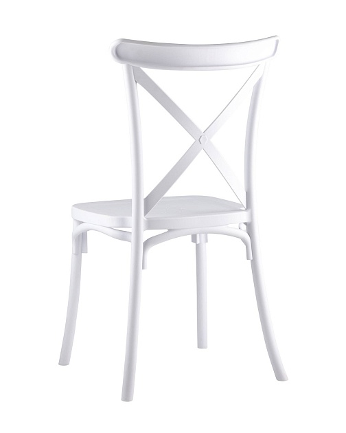 Кухонный стул Stool Group Кроссбэк пластиковый белый Y030 white изображение 6 Кухонный стул Stool Group Кроссбэк пластиковый белый Y030 white Фото № 6