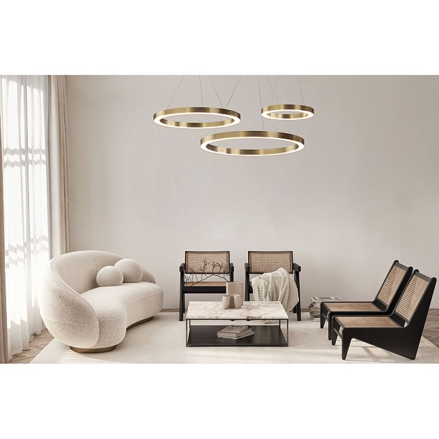 Подвесная светодиодная люстра Maytoni Saturno MOD415PL-L60BS4K Фото № 13