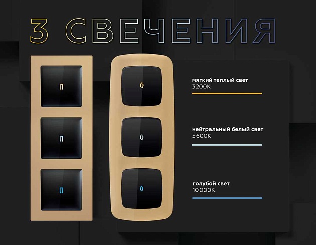 Лампа подсветки выключателя AMBRELLA VOLT G17B Фото № 2