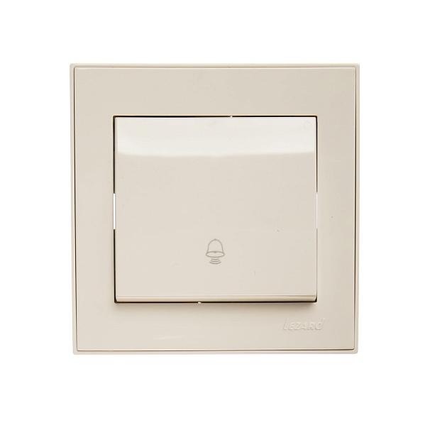 Кнопка звонка Lezard Rain белый 703-0202-103 изображение 1 Кнопка звонка Lezard Rain белый 703-0202-103 Фото № 1