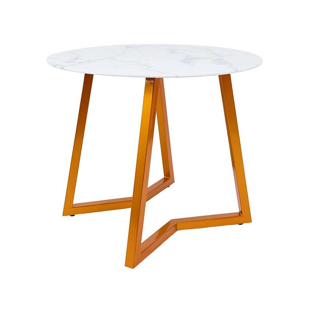 Кухонный стол AksHome Goldie мрамор, закаленное стекло 79603 изображение 1 Кухонный стол AksHome Goldie мрамор, закаленное стекло 79603 Фото № 1