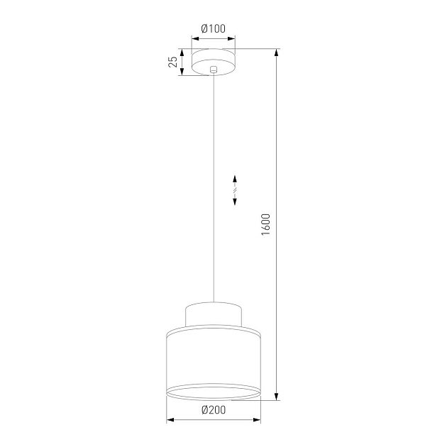 Подвесной светильник TK Lighting 3255 Duo Фото № 2