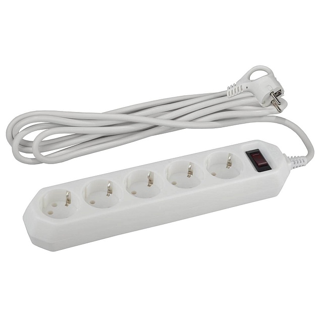 Сетевой фильтр ЭРА USF-5es-1.5m-W Б0019031 Фото № 1