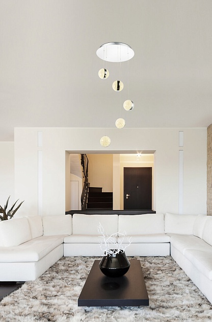 Подвесная светодиодная люстра Globo Tobias 56007-5H Фото № 2