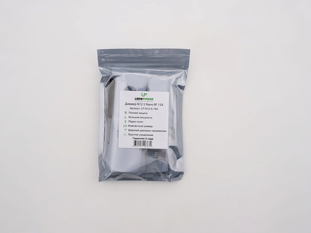 Диммер LEDS POWER N12-S Nano 15A 003672 изображение 1 Диммер LEDS POWER N12-S Nano 15A 003672 Фото № 1