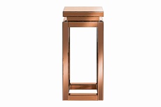Консоль ArtHomeDecor Tower YJF-017 стекло 30*30*70 янтарный 1