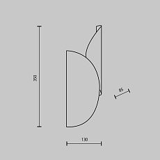 Настенный светильник Maytoni Organic MOD225WL-02B2 5
