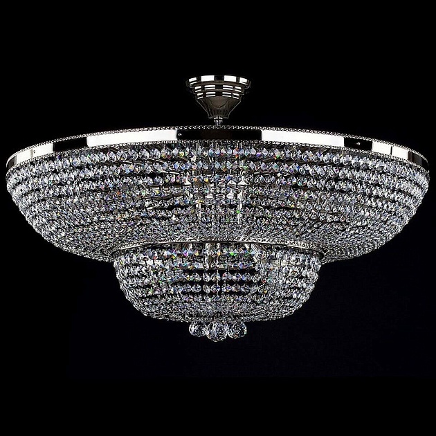 Потолочная люстра Artglass Gerta Dia 800 Nickel CE Фото № 1