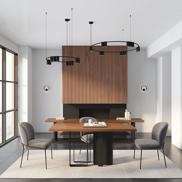 Подвесная люстра Denkirs Orbit DK4067-BK Фото № 4