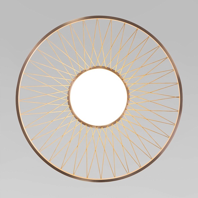 Потолочный светодиодный светильник Eurosvet Cesta 40019/1 LED коричневый Фото № 4