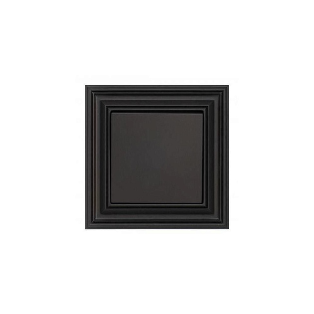 Переключатель одноклавишный Liregus черный матовый 29-208 Фото № 1