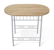 Обеденная группа Sheffilton SHT-DS18 дуб сонома/ал.металлик 0992258302 5