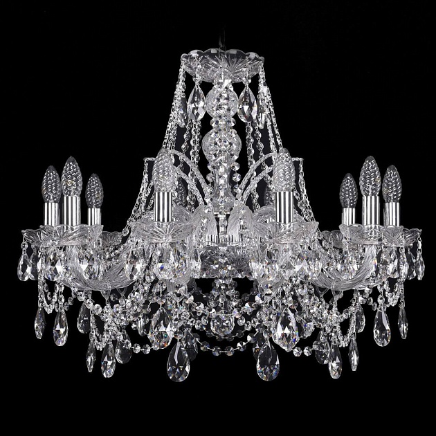 Подвесная люстра Bohemia Ivele 1411/10/240 Ni изображение 1 Подвесная люстра Bohemia Ivele 1411/10/240 Ni Фото № 1