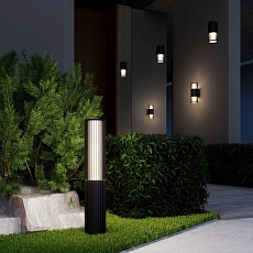 Светильник садово-парковый Entero черный Elektrostandard Entero a070268 1