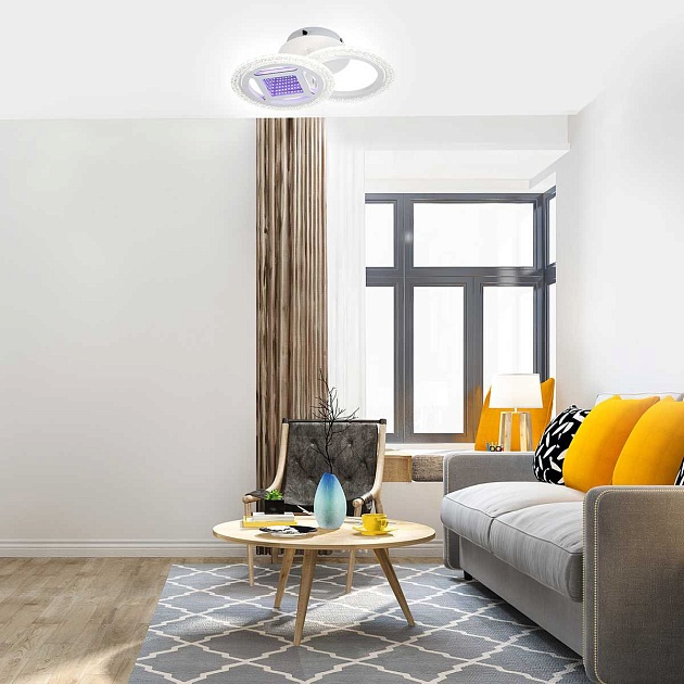 Потолочная светодиодная люстра Escada Mira 10214/2LED изображение 7 Потолочная светодиодная люстра Escada Mira 10214/2LED Фото № 7