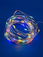 Светодиодная гирлянда Uniel Роса разноцветный ULD-S0500-050/SCB/2AA Multi IP20 Dew UL-00005266 5