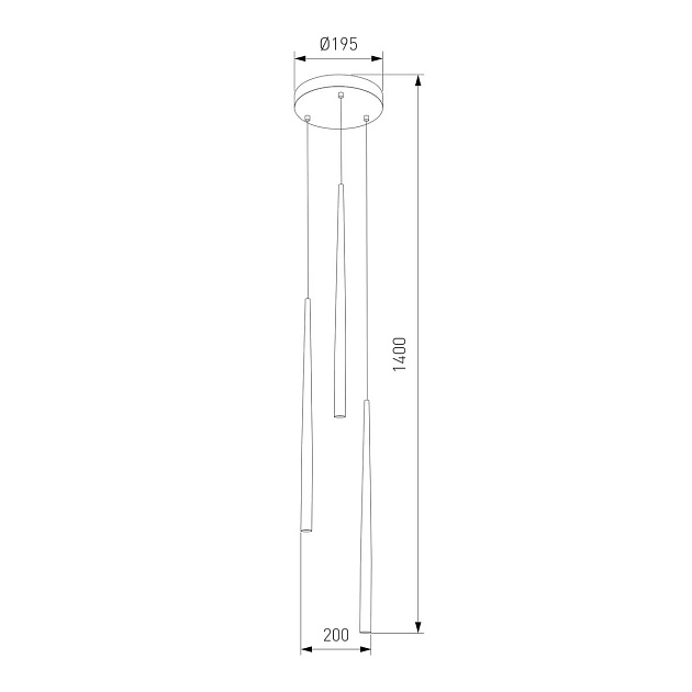 Подвесная люстра TK Lighting 10113 Piano Фото № 2
