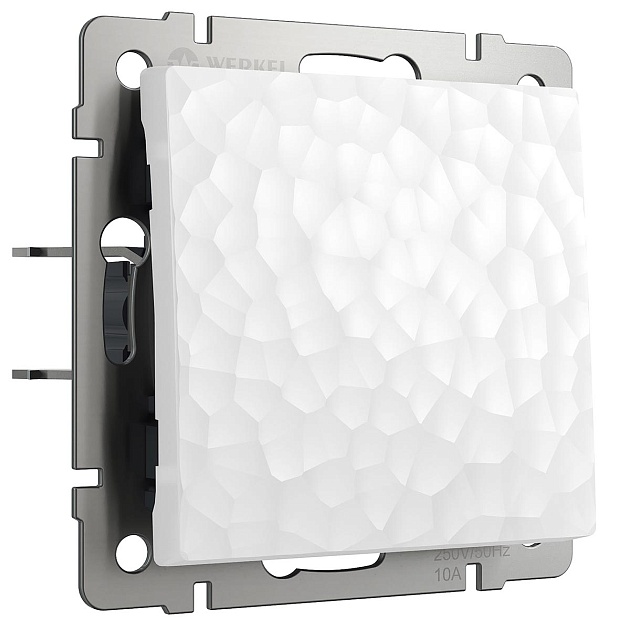 Выключатель Werkel Hammer одноклавишный белый W1210001 4690389154966 изображение 1 Выключатель Werkel Hammer одноклавишный белый W1210001 4690389154966 Фото № 1