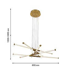 Подвесная светодиодная люстра F-Promo Vigas 4469-5P 1