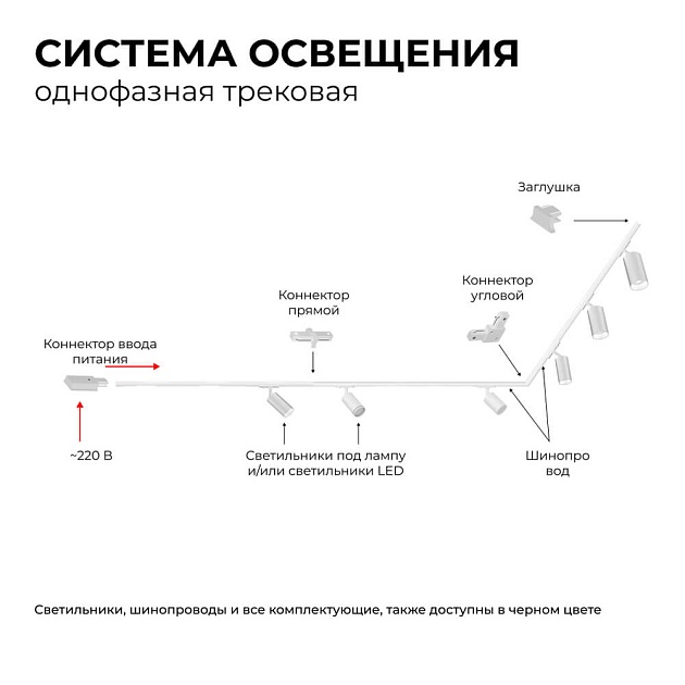 Трековый светильник Apeyron 25-01 Фото № 13