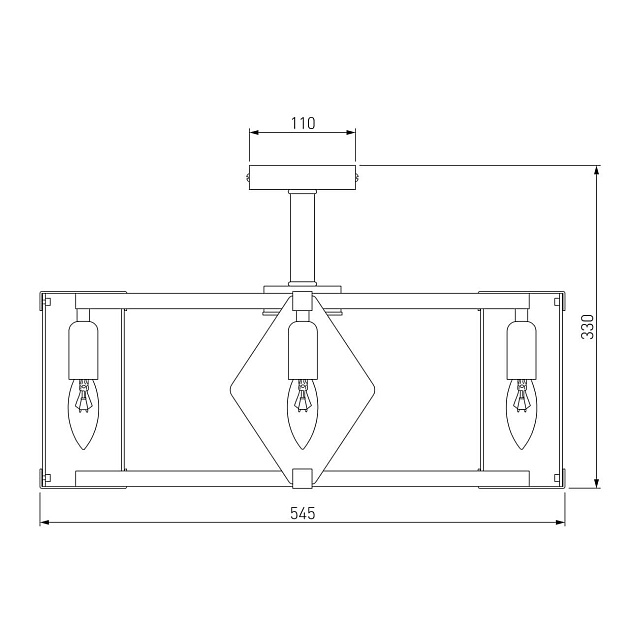 Потолочная люстра Eurosvet Aragon 60126/5 черный Smart Фото № 3
