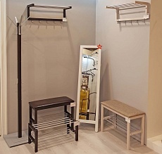 Настенная вешалка Sheffilton Альберо SHT-WH4 венге/алюм.мет 5166216002 1