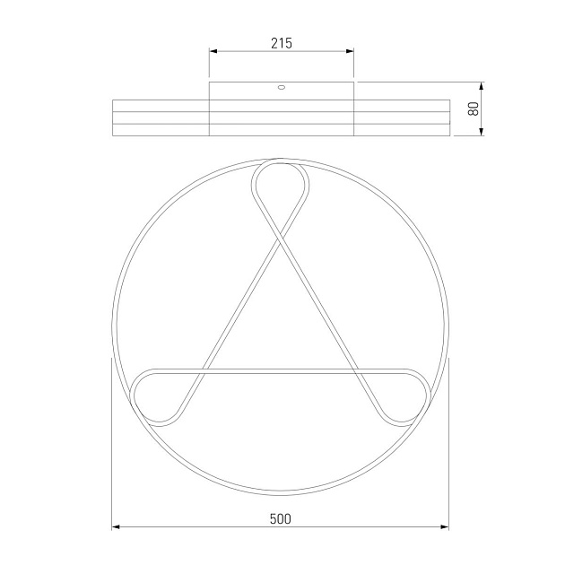 Потолочный светодиодный светильник Eurosvet Kristo 90232/3 белый Фото № 2