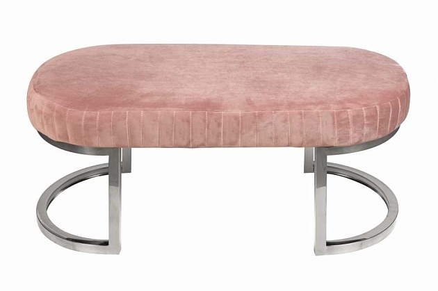 Банкетка ArtHomeDecor Miami ID-389 CR Pink изображение 3 Банкетка ArtHomeDecor Miami ID-389 CR Pink Фото № 3