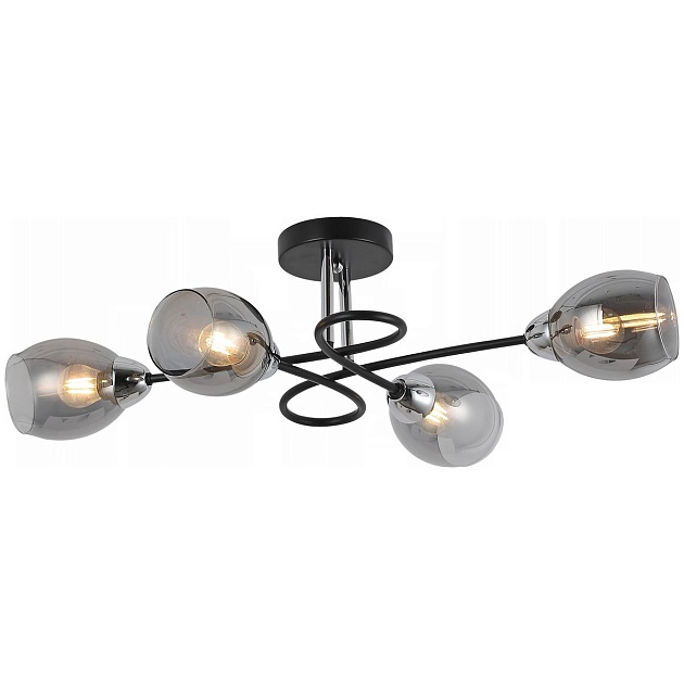 Потолочная люстра Illumico IL8263-4COU-79 BK CR изображение 1 Потолочная люстра Illumico IL8263-4COU-79 BK CR Фото № 1