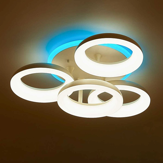 Потолочная светодиодная люстра Citilux Паркер Смарт CL225A140E изображение 5 Потолочная светодиодная люстра Citilux Паркер Смарт CL225A140E Фото № 5