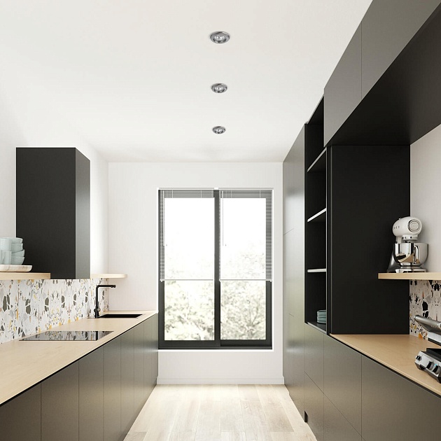 Встраиваемый светильник Arte Lamp Praktisch A1203PL-1SS Фото № 3