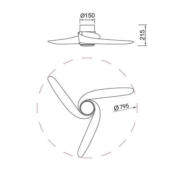 Люстра-вентилятор Mantra GROENLAND 9065 изображение 3 Люстра-вентилятор Mantra GROENLAND 9065 Фото № 3