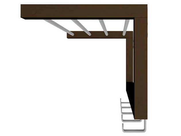 Настенная вешалка Мебелик Дольче 004968 изображение 2 Настенная вешалка Мебелик Дольче 004968 Фото № 2