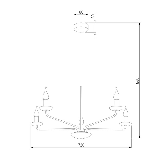 Подвесная люстра TK Lighting 4612 Limal Фото № 2