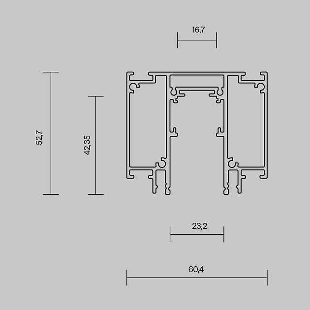 Шинопровод демпферный Maytoni Technical Exility Busbar TRX034D-422B изображение 2 Шинопровод демпферный Maytoni Technical Exility Busbar TRX034D-422B Фото № 2