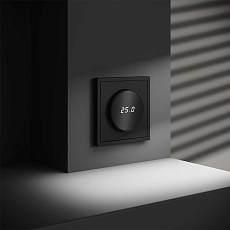 Терморегулятор электронный Voltum S70 с индикацией и датчиком, для теплого пола, (черный матовый) VLS070108 2