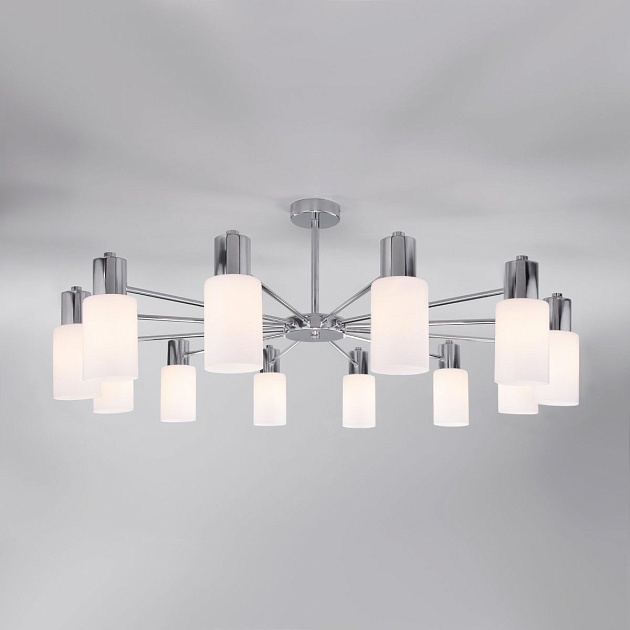 Потолочная люстра Eurosvet Vegga 70160/12 хром Smart Фото № 1