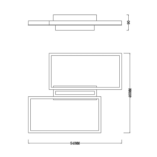 Потолочный светодиодный светильник Escada Scales 10209/2LED White Фото № 2