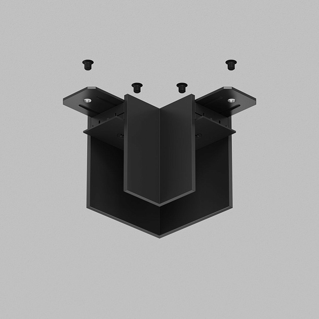 Угловой соединитель для шинопровода Denkirs Smart Base TR2102-BK изображение 1 Угловой соединитель для шинопровода Denkirs Smart Base TR2102-BK Фото № 1